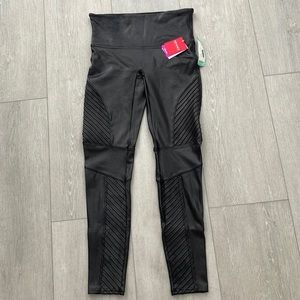 NWT distressed spanx pleather leggings